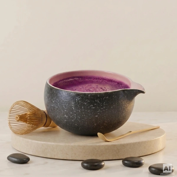 Gavesæt til at tilberede Purple Matcha