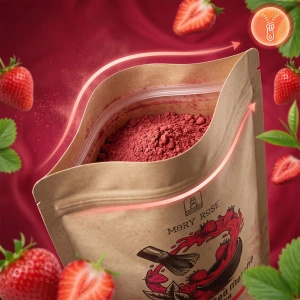 Mary Rose – Red Matcha Alternative – Jordbær (pulver) 100 g