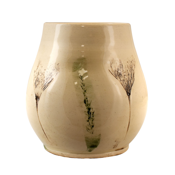 Keramisk kalabas Flora Brown 300 ml – Crater-serien