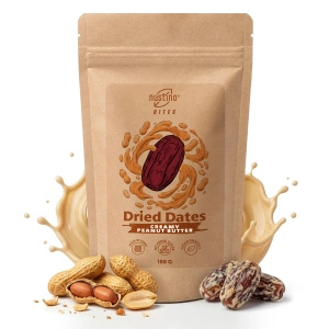 Nustino Bites – Tørrede Dadler – Creamy Peanut Butter 100 g