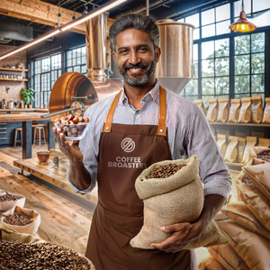 Bro Coffee Roastery - Helbønnekaffe India Karnataka Premium 1kg