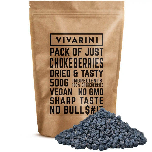 Vivarini - Aroniabær (tørrede) 0,5 kg