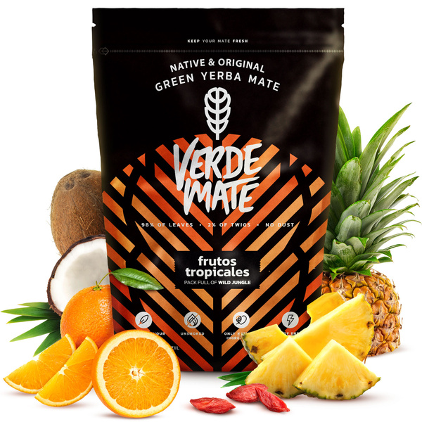 Yerba Mate Sæt Verde Mate Frugtagtig 3x400g