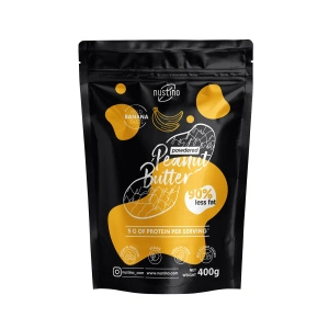 Nustino – Jordnøddesmør i pulverform – Banana (uden tilsat sukker) 400 g