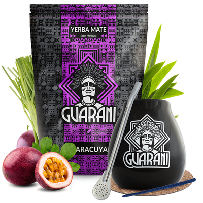 Sæt Yerba Mate Maracuya + kalabas 500g