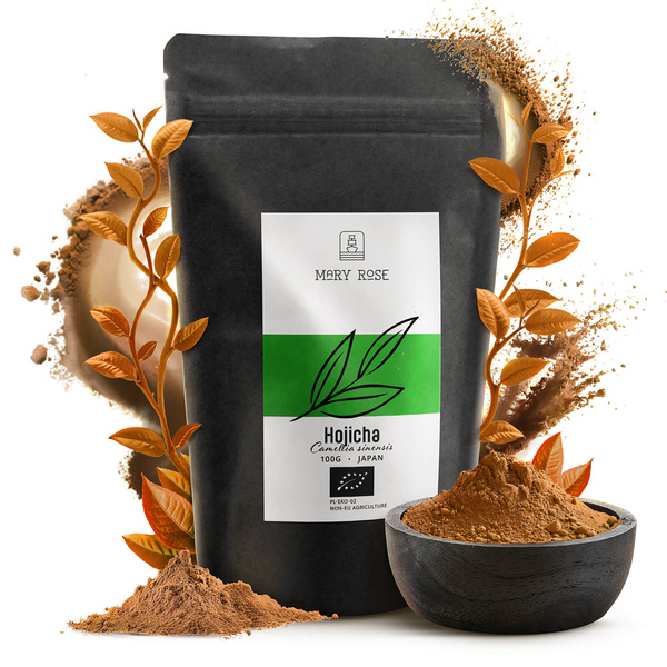Mary Rose – Ristet grøn te Hojicha Powder (BIO) 100 g