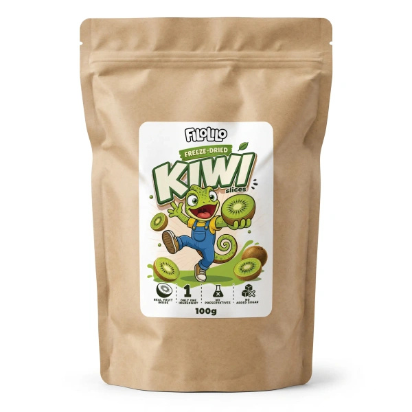 FiloLilo – Frysetørret kiwi (skiver) 100 g