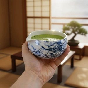 Ceremonielt sæt til brygning af matcha-te: japansk økologisk matcha 30g + tilbehør