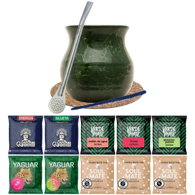 Startsæt Yerba Verde Mate Grøn 10x50g