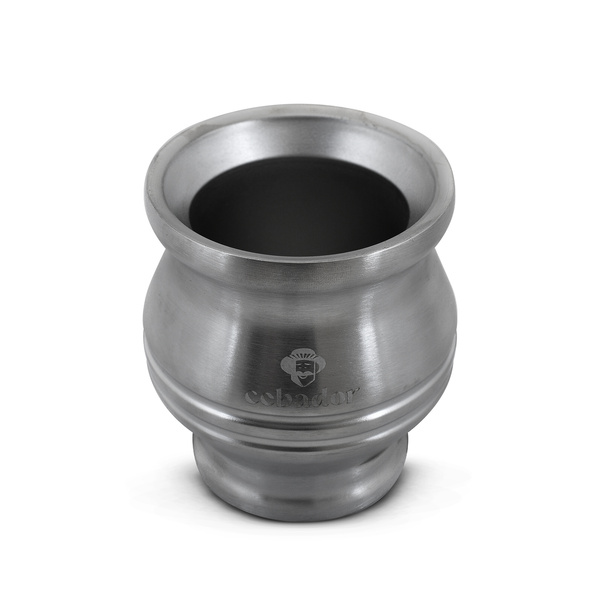 TermoColador – termokop til yerba mate – 190 ml (sølv)