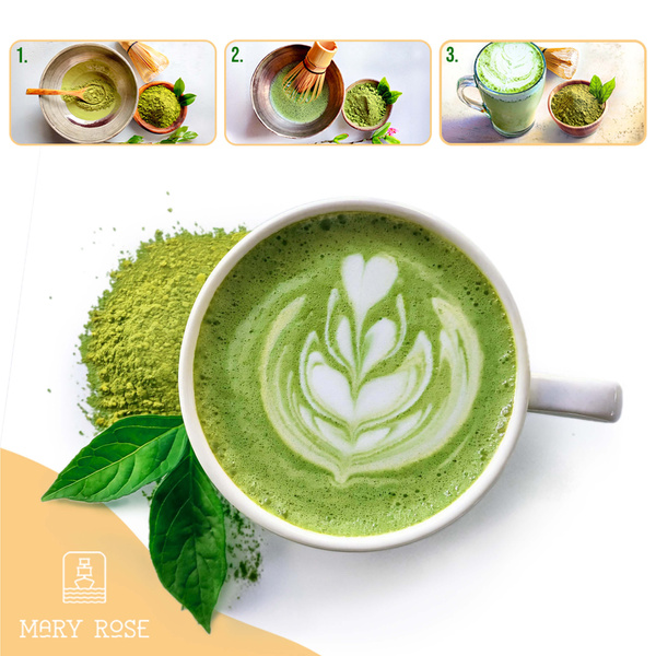Mary Rose – Japansk Matcha Grøn Te (BIO) Premium 100 g