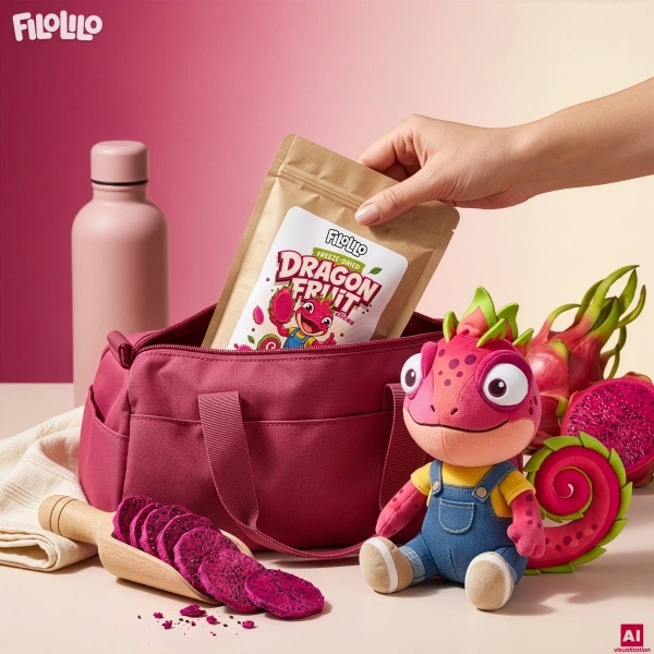 FiloLilo – Frysetørret dragefrugt (skiver) 20 g