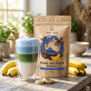 Sæt med farverige matchaer: Purple Matcha + Blue Matcha
