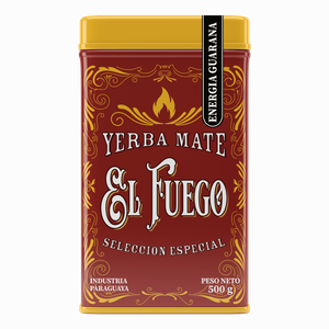 Yerbera – Metaldåse + El Fuego Energia Guarana 0,5 kg