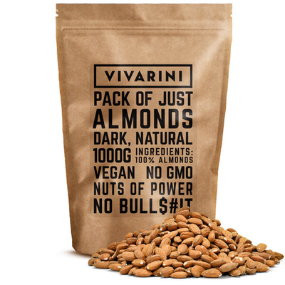 Vivarini - Naturlige mandler (mørke) 1 kg