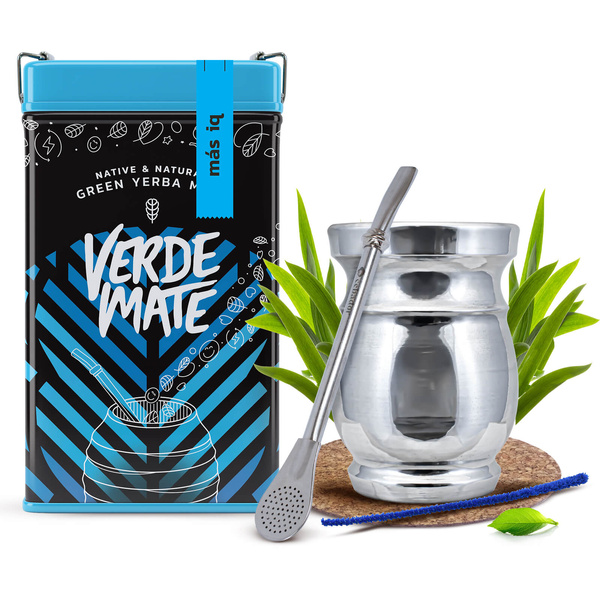 Sæt Yerbera Verde Mate Mas IQ 0,5 kg Palo Santo