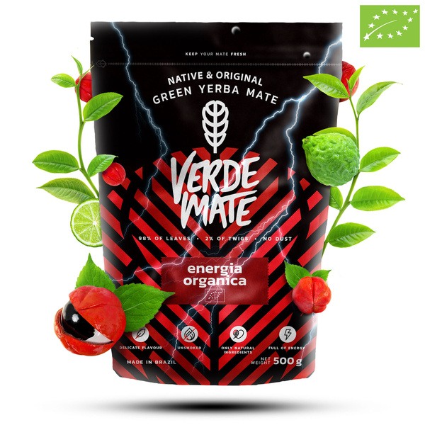 Yerba Mate Sæt Verde Mate 400g 0,4kg Kalabas + Bombilla