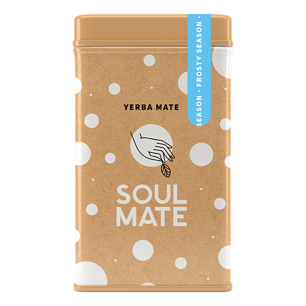 Yerbera – Metaldåse + Soul Mate Orgánica Frosty Season 0,5 kg