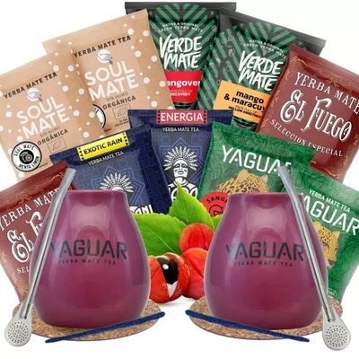 Yerba Mate Mateo Sæt TIL TO Bombilla