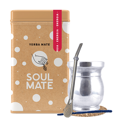 Sæt Yerbera Yerba Mate Soul Mate Organica 0,5 kg Palo Santo