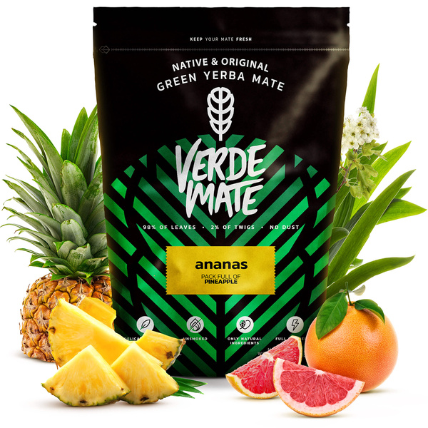 Yerba Mate Sæt Verde Mate 500g 0,5kg Kalabas + Bombilla