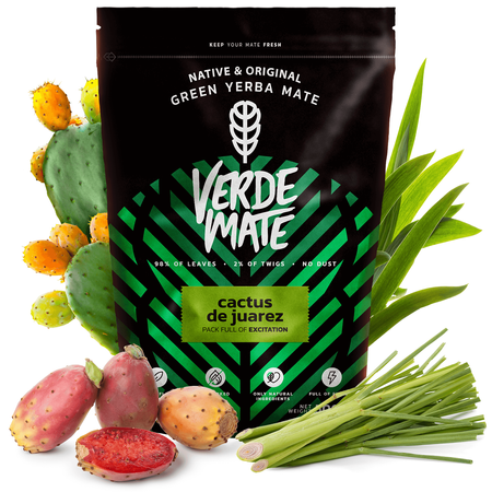 Yerba Mate-sæt Verde Mate Herbal Energy 500g + Verde Mate Cactus de juarez 500g