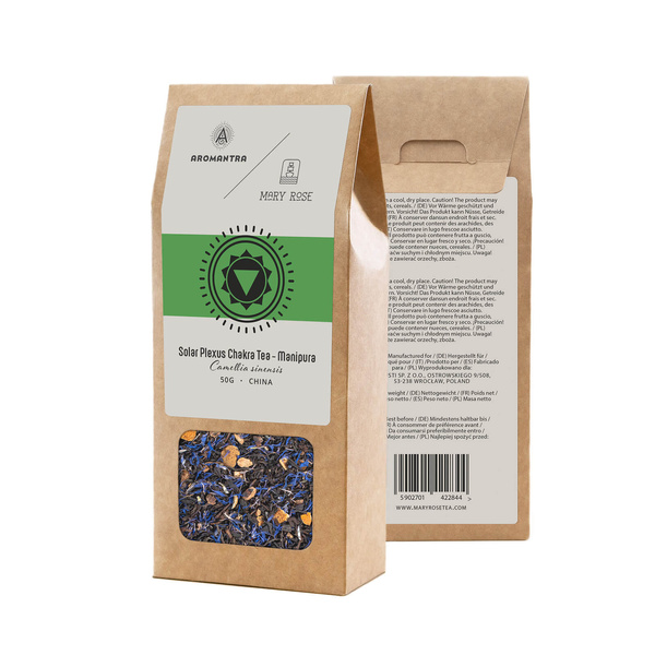 Aromantra x Mary Rose – Solar Plexus-chakra te Manipura (sort te) 50 g