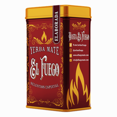 Yerbera - blikdåse + El Fuego Elaborada 0,5 kg