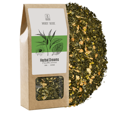 Mary Rose - Herbal Dreams Grøn Te - 50g