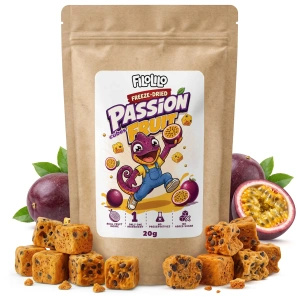 FiloLilo – Frysetørret passionsfrugt (terninger) 20 g