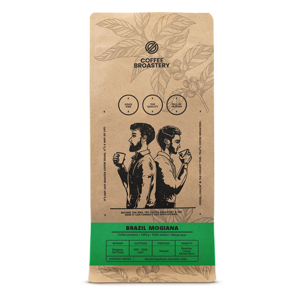 Sæt Coffee Broastery Brazil Mogiana 3x1kg (3kg)
