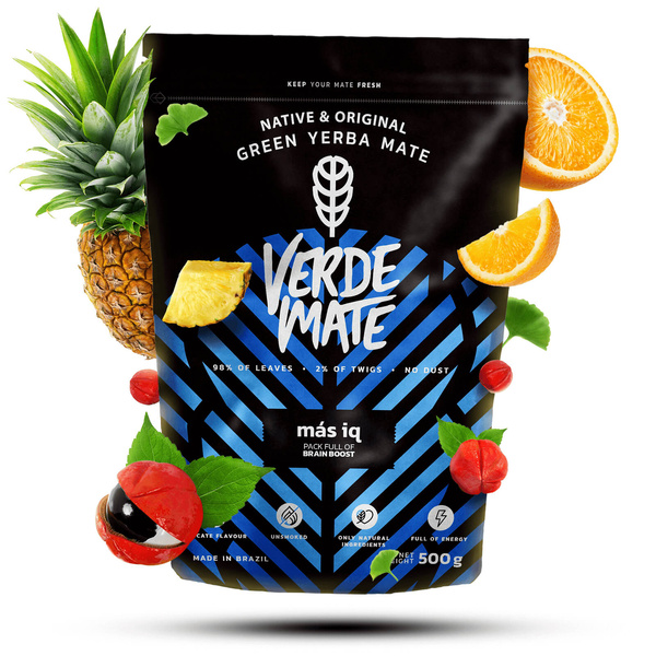 Yerba Mate startsæt Verde Mate Mas IQ 500g