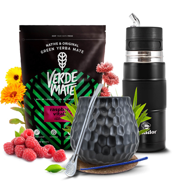Yerba Mate Sæt Verde Mate 500g 0,5kg Yerbomos X