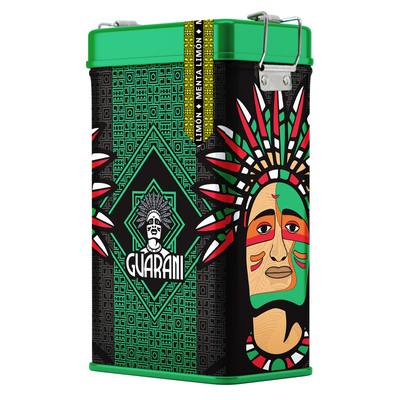 Yerbera – Metaldåse + Guarani Menta Limón 0,5 kg