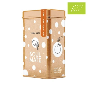 Yerbera – Metaldåse + Soul Mate Orgánica Anís 0,5 kg
