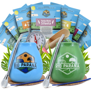 Yerba Mate Rio Parana startsæt til par tilbehør