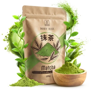 Gavesæt: matcha + matchawan + bambustilbehør