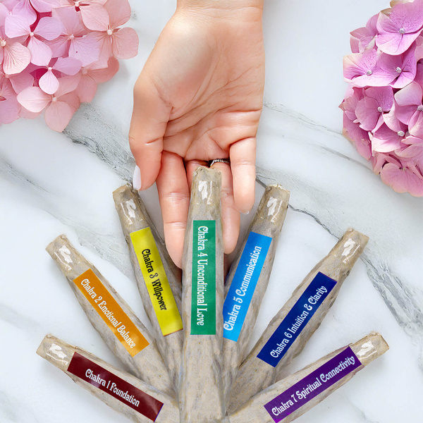 Rope røgelse Yogi & Yogini Naturals – Syv Chakraer