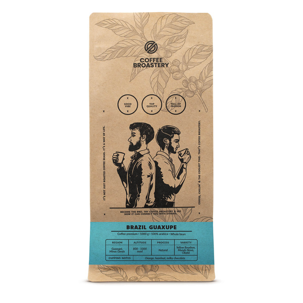 Bro Coffee Roastery - Helbønnekaffe Brazil Guaxupe Premium 1kg