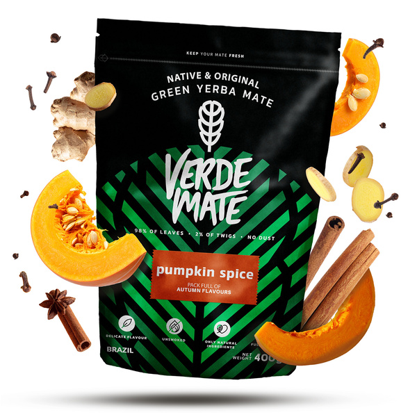 Yerba Mate Verde Mate-sæt: Ashwagandha + Pumpkin Spice