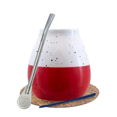 Yerba Mate-startsæt STOR KALABASH bombilla