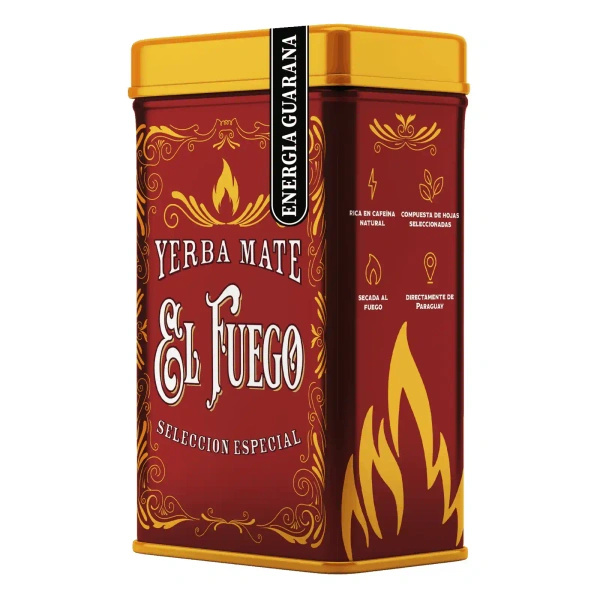 Yerbera – Metaldåse + El Fuego Energia Guarana 0,5 kg