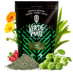 Yerba Mate Sæt Verde Mate IPA 500g 0,5kg Yerbomos + Kalabas + Bombilla