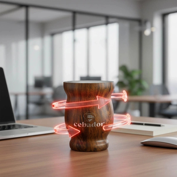 Tilbehørssæt til yerba mate: Kalabas + Termoflaske + Bombilla