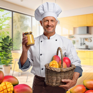 Nustino – Jordnøddesmør i pulverform – Mango (uden tilsat sukker) 400 g