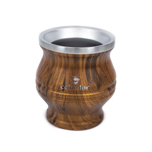 TermoColador – termokop til yerba mate – 190 ml (træfarve)