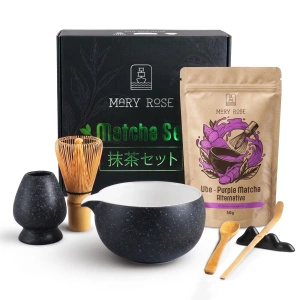 Gavesæt til at tilberede Purple Matcha