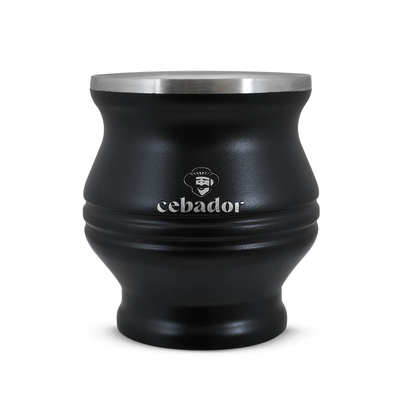 TermoColador – termokop til yerba mate – 190 ml (sort)