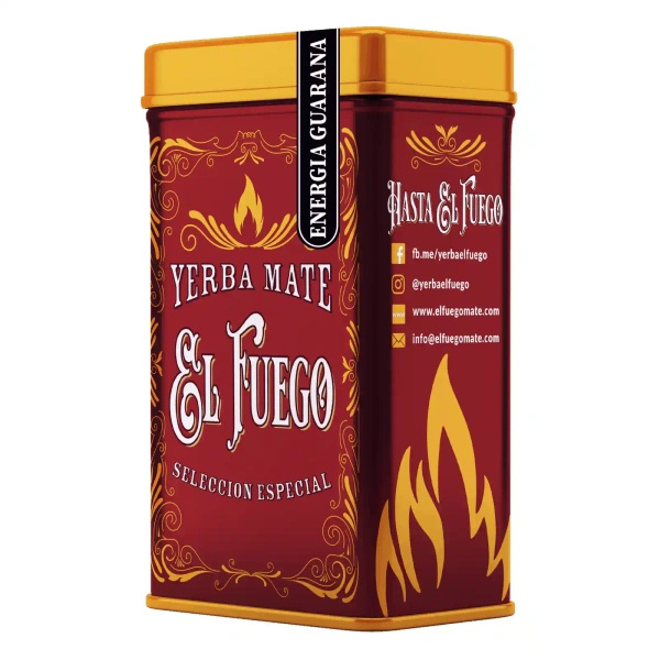 Yerbera – Metaldåse + El Fuego Energia Guarana 0,5 kg