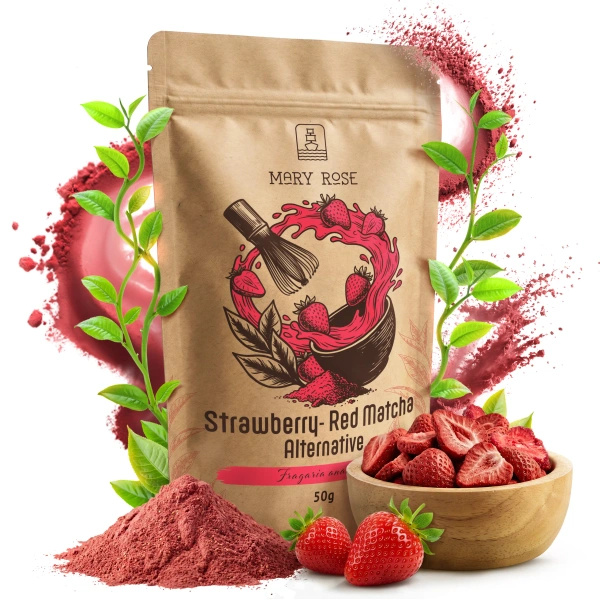 Sæt med farverige matchaer: Red Matcha + White Matcha